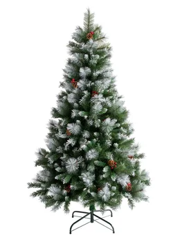 Луксозно криптирано коледно дърво Новогодишен подарък за деца Семейно парти Изкуствени орнаменти за коледно дърво Всекидневна Домашен декор
