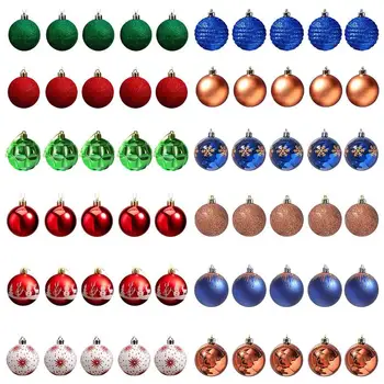 Коледно дърво топка орнаменти 30 парчета за многократна употреба коледна топка украса коледни топки орнаменти за коледно дърво