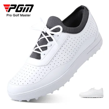 PGM Обувки за голф Дамски дишащи обувки, Flyknit чорапи, пръсти, ежедневни спортни голф дамски обувки