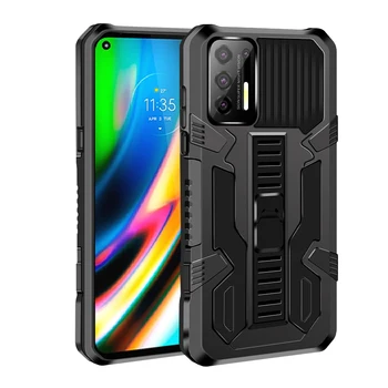 Anti Shock калъф за Motorola Moto G9 G8 G6 Play Power Lite Plus Stylus One 5G 2021 Fusion Kickstand Shell Телефон Back Case Cover