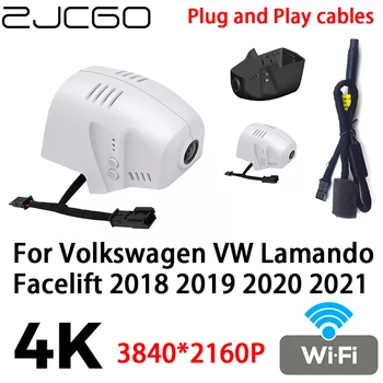 ZJCGO 4K 2160P автомобил DVR Dash камера камера видео рекордер Plug and Play за Volkswagen VW Lamando Facelift 2018 2019 2020 2021