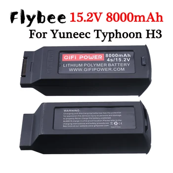 1/2pcs 15.2V 8000mAh RC Drone GiFi Power Lipo батерия за Yuneec Typhoon H3 RC Drone Aircraft Helicopter Battery резервни части