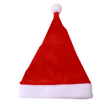 Коледа Дядо Коледа шапка мека плюшена сладка шапка декорация парти консумативи за възрастни деца Коледа украшение подаръци